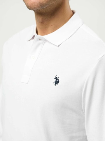U.S. POLO ASSN. Regular Fit Polo shirt ' UMBrett ' in Weiß