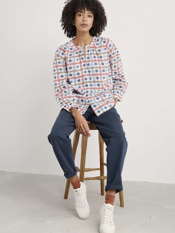 Camicia da donna 'Weaving Sea' di Seasalt Cornwall in bianco