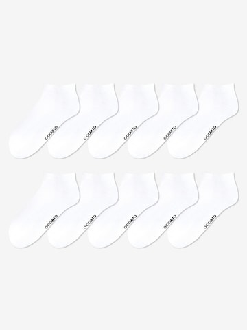 Occulto Ankle Socks 'Manu' in White
