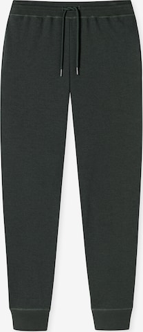 Regular Pantalon de sport ' Mix & Relax ' SCHIESSER en vert : devant