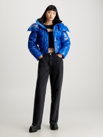 Calvin Klein Jeans Winterjacke in Blau