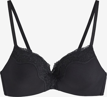 Invisible Soutien-gorge 'Flora' Lindex en noir : devant