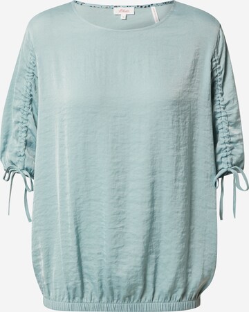 s.Oliver Blouse in Blauw: voorkant