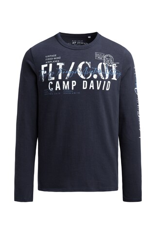 CAMP DAVID Shirt in Blue: front