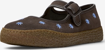 Ballerina con cinturino 'Peu Terreno' di CAMPER in blu: frontale