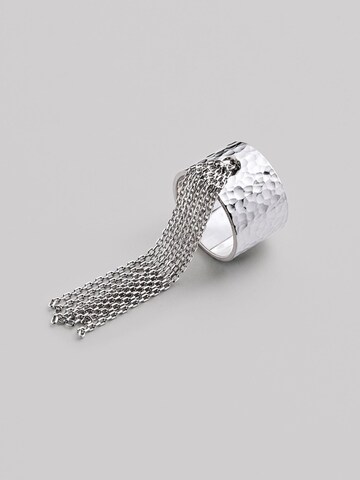 REYTELPrsten 'SHEEN WITH CHAINS' - srebro boja