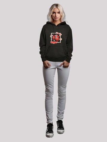 F4NT4STIC Sweatshirt 'Lips like sugar retro fashion  Valentinstag' in Black
