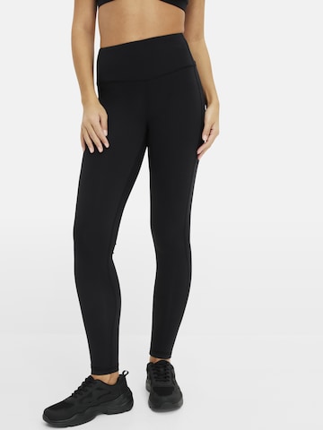 bonprix Skinny Sporthose in Schwarz: Vorderseite