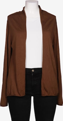 hessnatur Strickjacke XXXL in Braun: Vorderseite