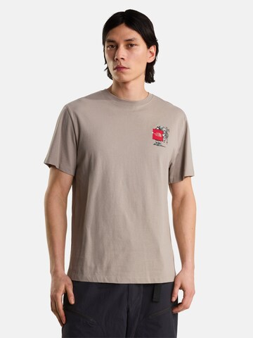 THE NORTH FACE - Camisa em castanho: frente