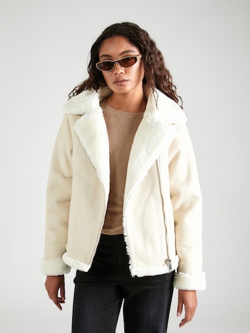 GUESS Between-season jacket 'DAFNE' in Beige: front