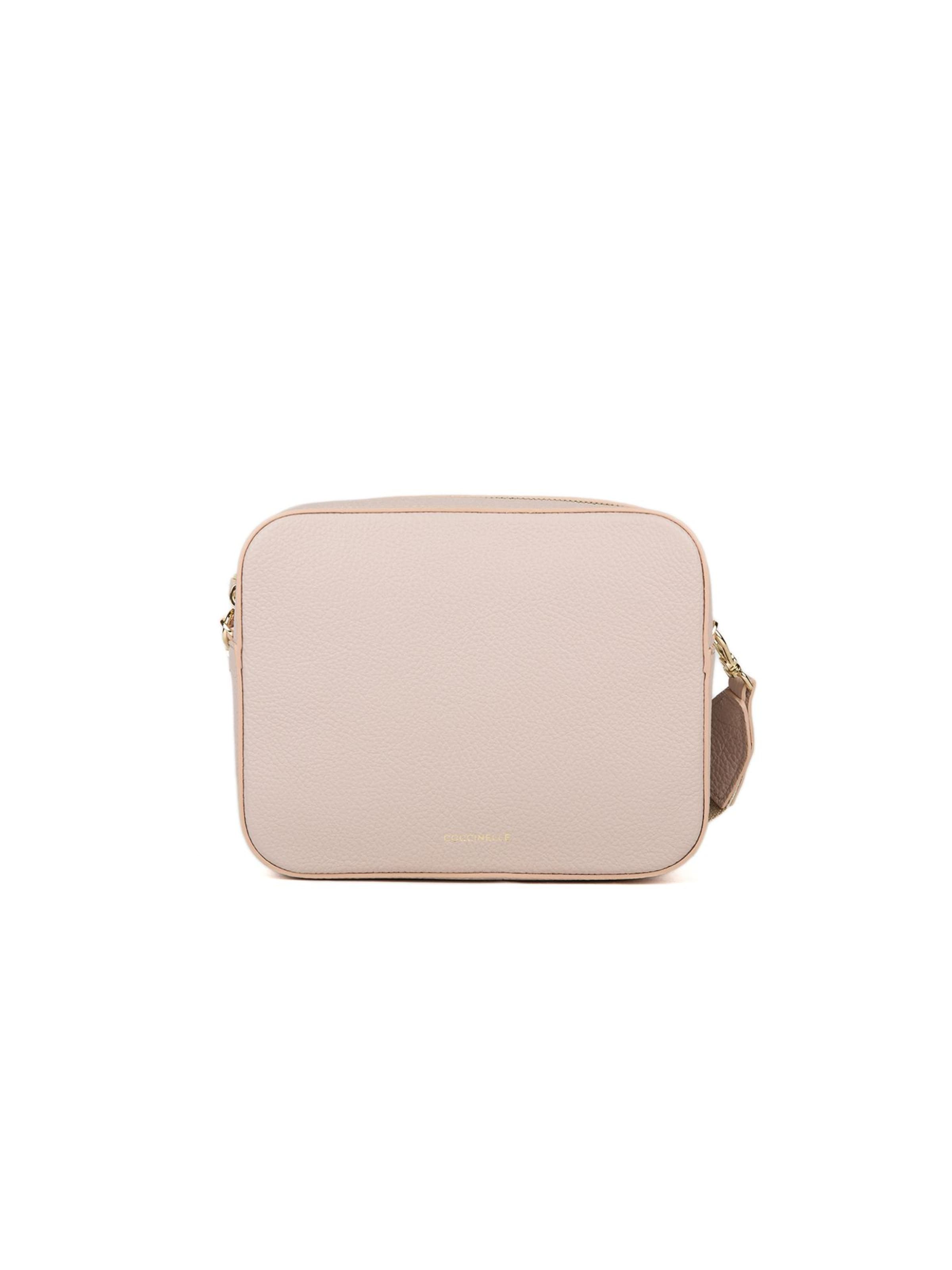 Coccinelle Umhängetasche 'Tebe Mini Bag Grained Leather'‌‌‌‌ in Beige