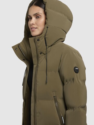 Cappotto invernale di khujo in verde
