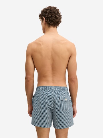 Shorts de bain ' Seersucker ' Marc O'Polo en bleu