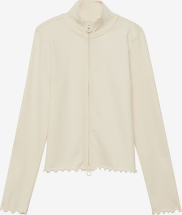 Veste de survêtement s.Oliver en beige : devant