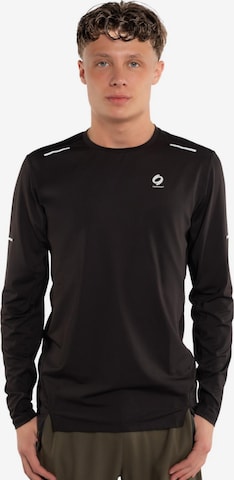 T-Shirt fonctionnel 'Mymotus® Men, black, reflective details' mymotus en noir : devant