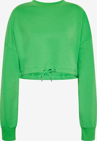 MYMO Μπλούζα φούτερ σε πράσινο: μπροστά