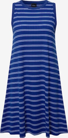 Ulla Popken Summer Dress in Blue: front