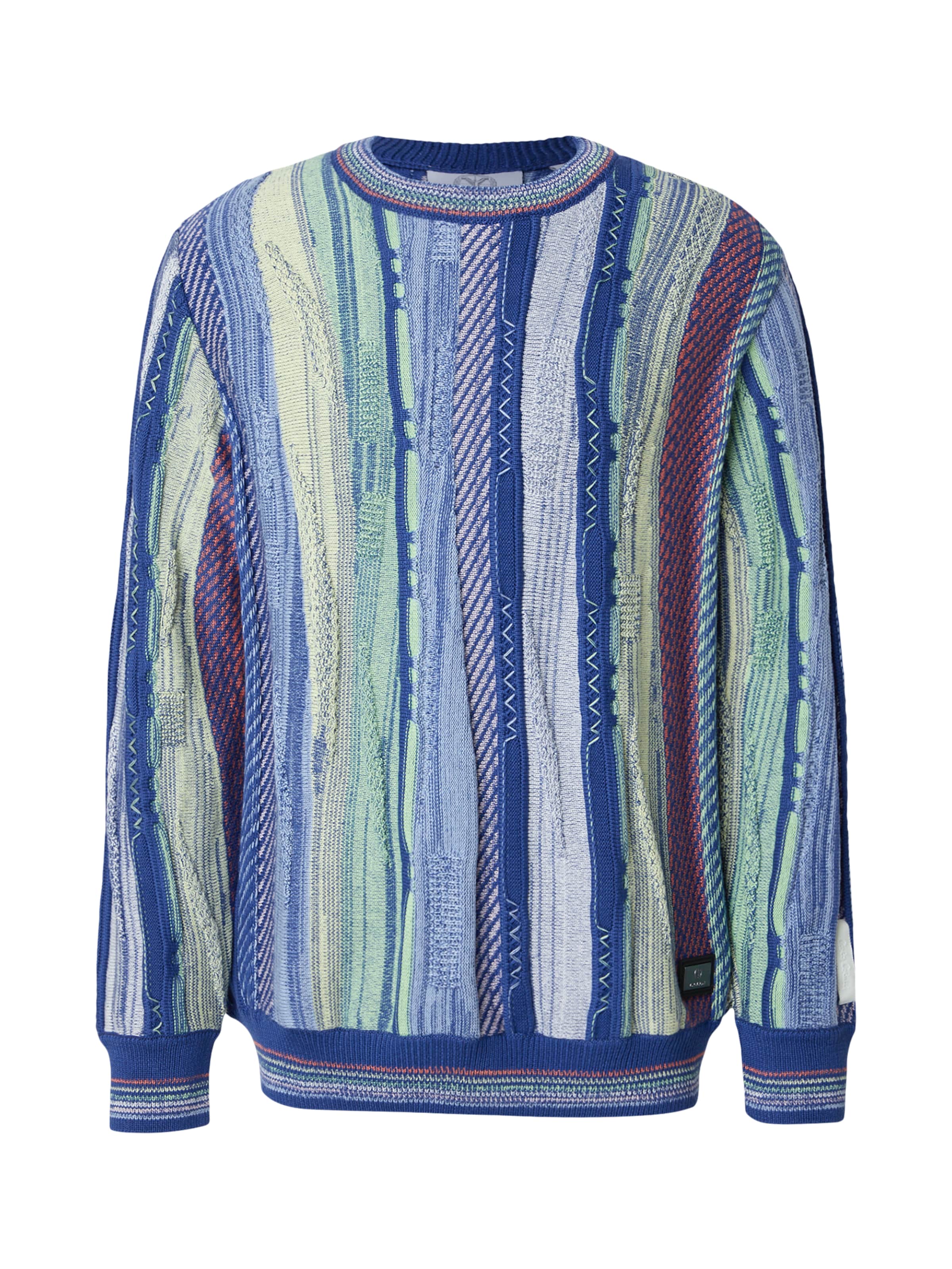 Carlo Colucci Pullover in Blau: Vorderseite