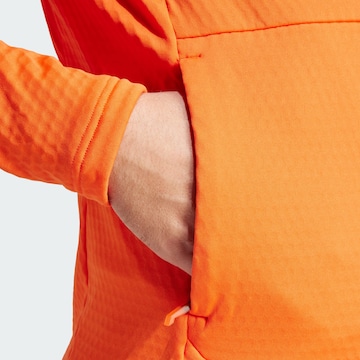 ADIDAS TERREX Athletic Fleece Jacket in Orange