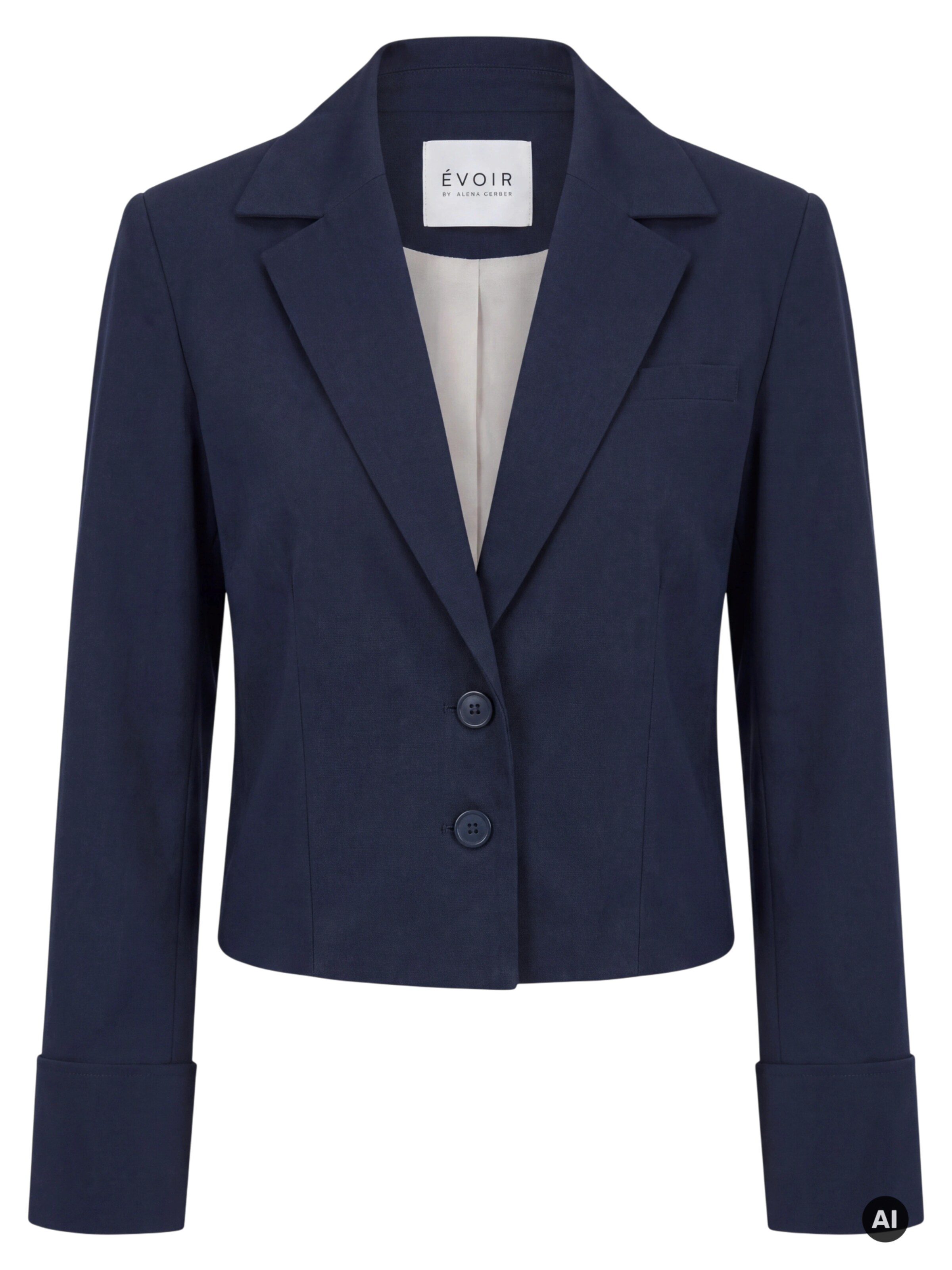 ÉVOIR by Alena Gerber Blazers in 34 in de kleur Marine, Productweergave