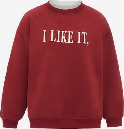 HOMEBASE Sweater majica u crvena / bijela, Pregled proizvoda