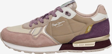 Pepe Jeans Sneakers 'Brit Back W' in Brown: front
