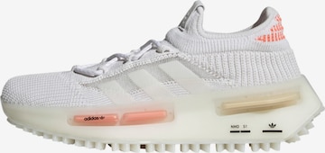 Baskets basses 'Nmd_S1' ADIDAS ORIGINALS en blanc : devant