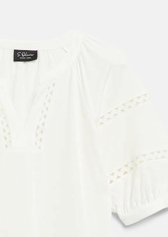 s.Oliver BLACK LABEL Blouse in Wit