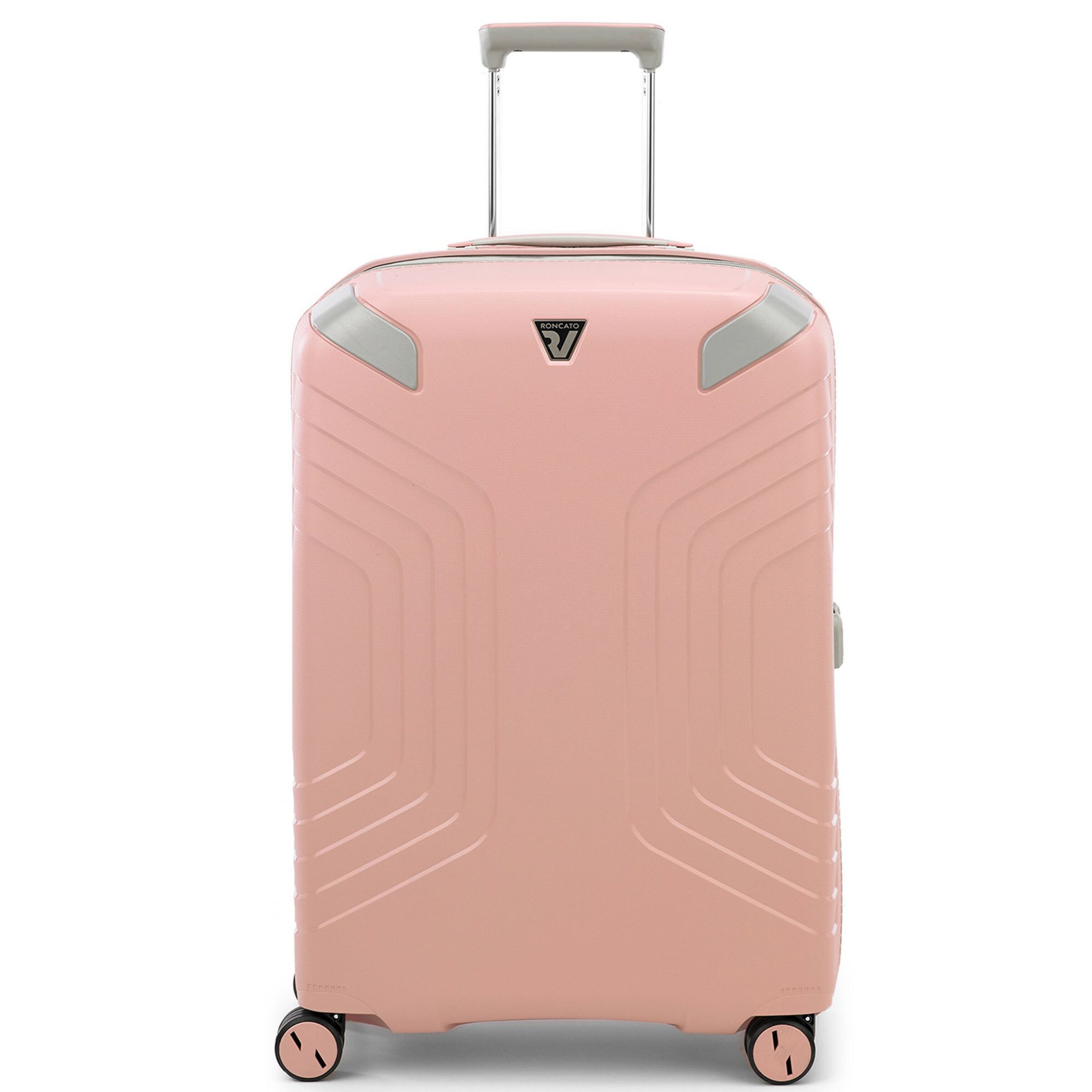 Roncato Trolley 'Yysilon Eco 2.0' in Pink: Vorderseite
