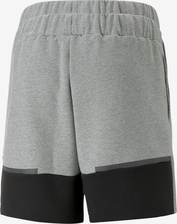 PUMA Regular Sportshorts 'Team Cup' in Grau