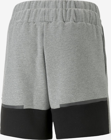 PUMA Regular Workout Pants 'Team Cup' in Grey