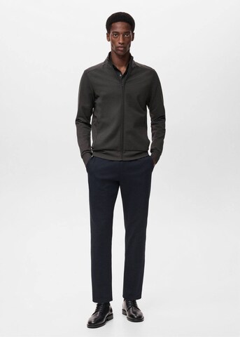 MANGO MAN Zip-Up Hoodie 'Hugo' in Grey