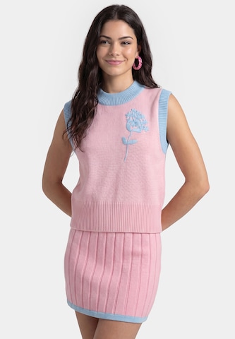 MYMO Vest in Pink: front