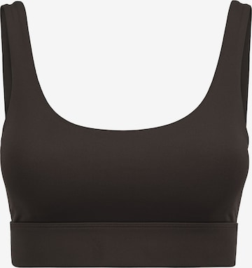 OMNANA Sport-BH 'MUSE™' in Braun: Vorderseite