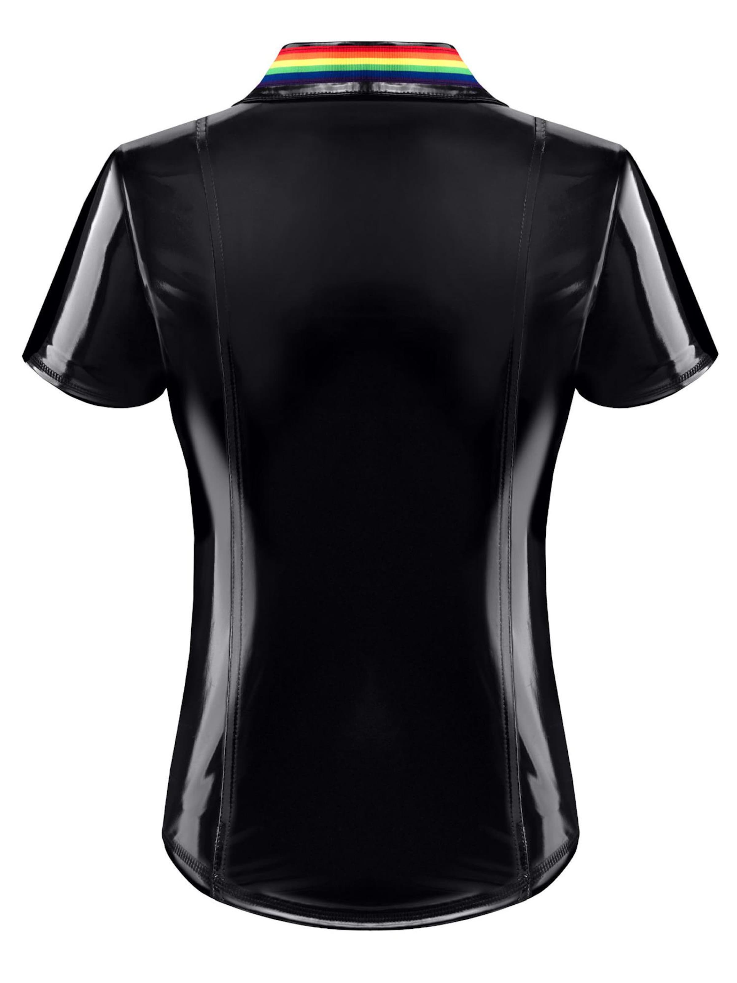 Regnes Fetish Planet Shirt 'Raffaele' in Black