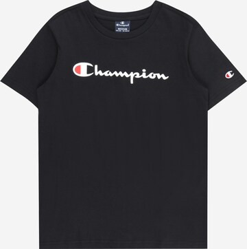 Champion Authentic Athletic Apparel Μπλουζάκι σε μαύρο: μπροστά