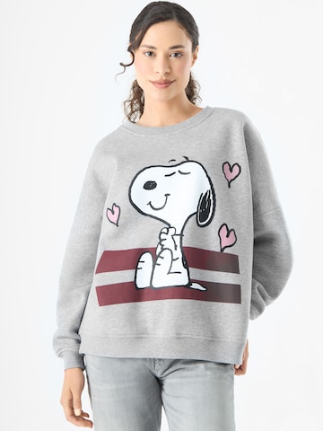 CODELLO Sweatshirt 'Peanuts' in Grey: front