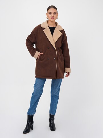 Manteau mi-saison FRESHLIONS en marron