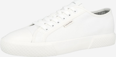 Sportbačiai be auliuko iš Calvin Klein, spalva – balta, Prekių apžvalga