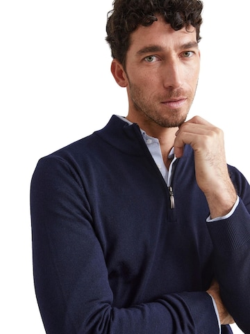Vestes en maille Il Lanificio en bleu : devant