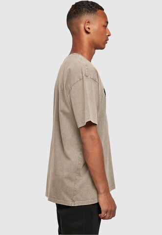ABSOLUTE CULT Shirt 'Cars - Jackson Storm Stripes' in Beige