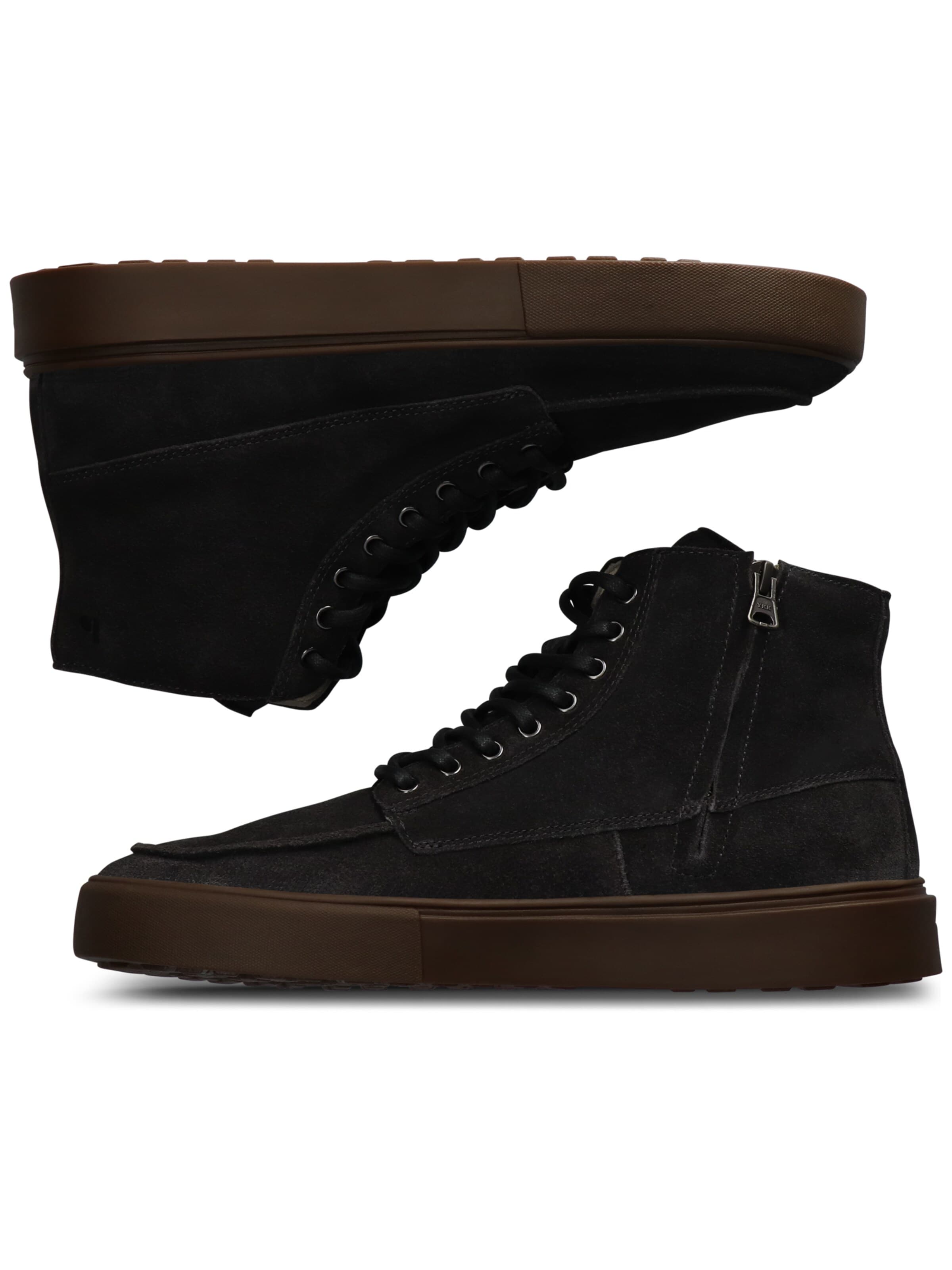 BLACKSTONE - Sapatilhas altas 'RUBY EERO - ZIPPER' em preto