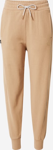 PUMA Workout Pants 'Infuse' in Beige: front