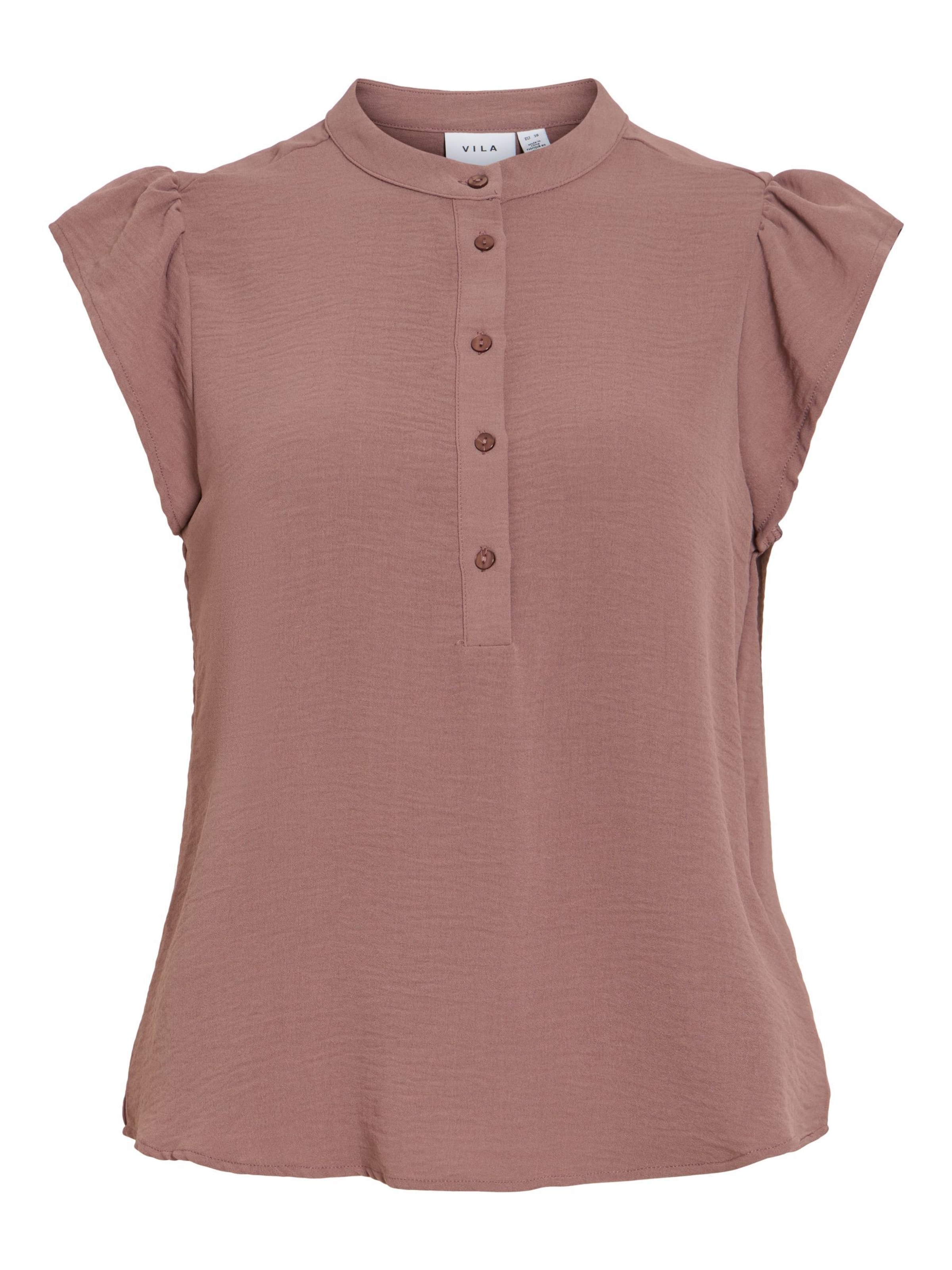 VILA Blouse 'VIRella' in Brown: front