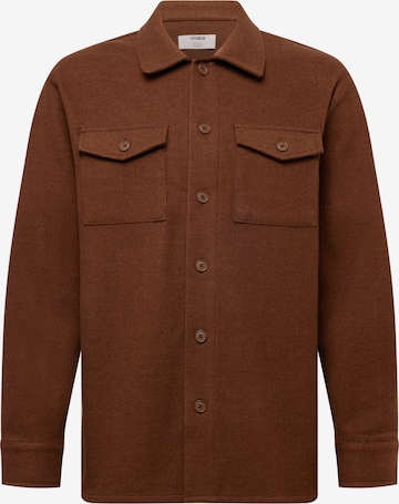 ABOUT YOU x Kevin Trapp Between-season jacket 'David' in Brown: front