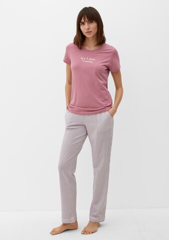 s.Oliver Pajama shirt in Pink