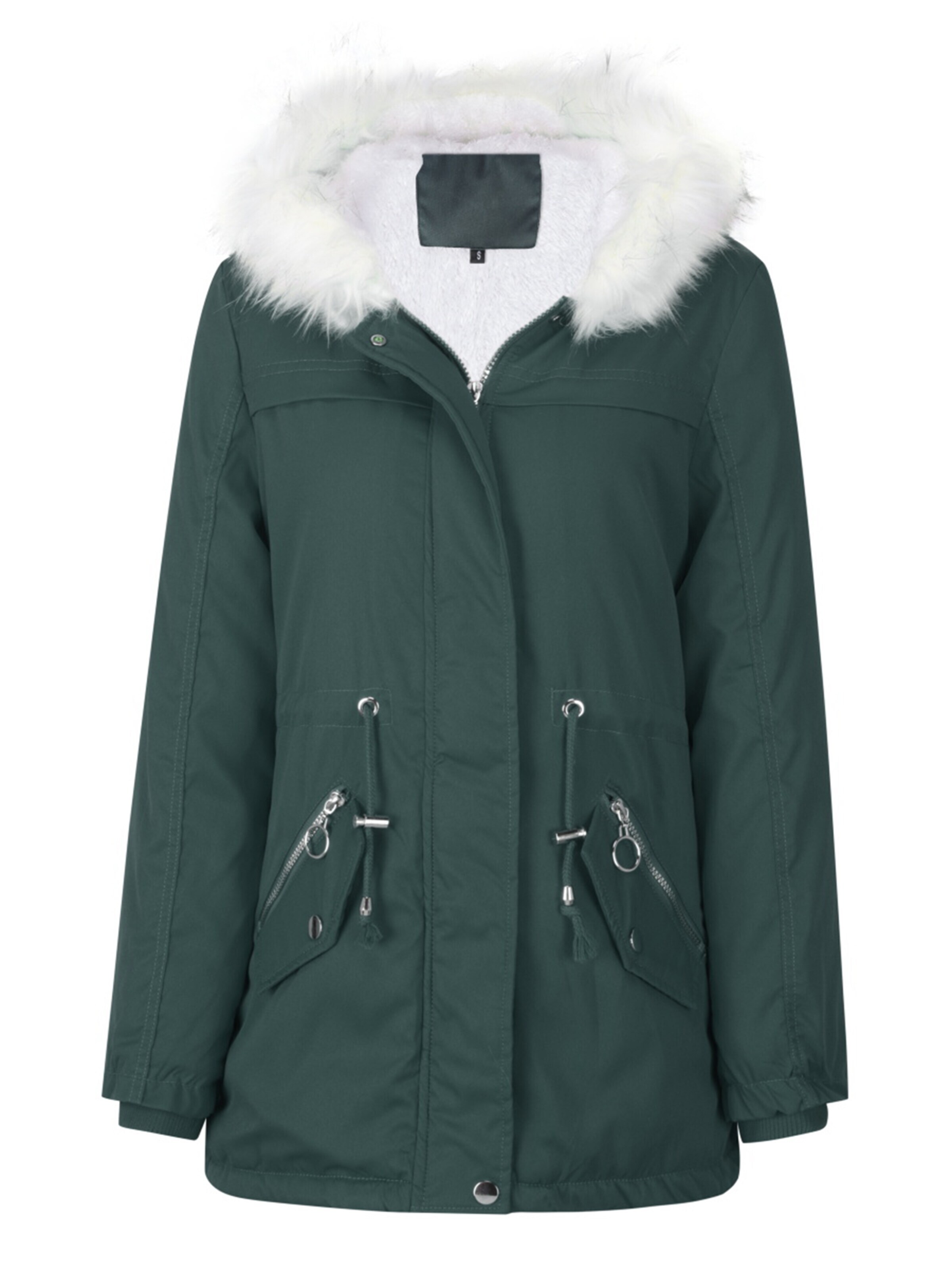 YOUTHUP Winter Jacket in S in Dark green, Item view