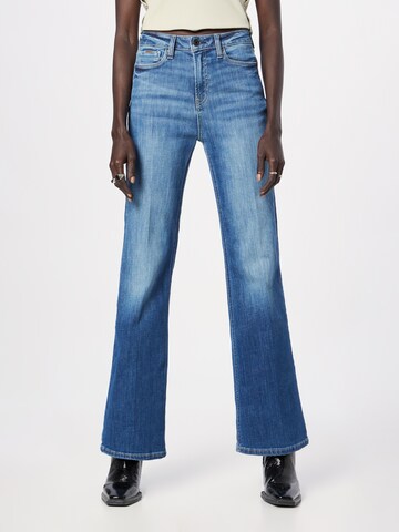 Pepe Jeans Flared Jeans 'WILLA' in Blauw: voorkant
