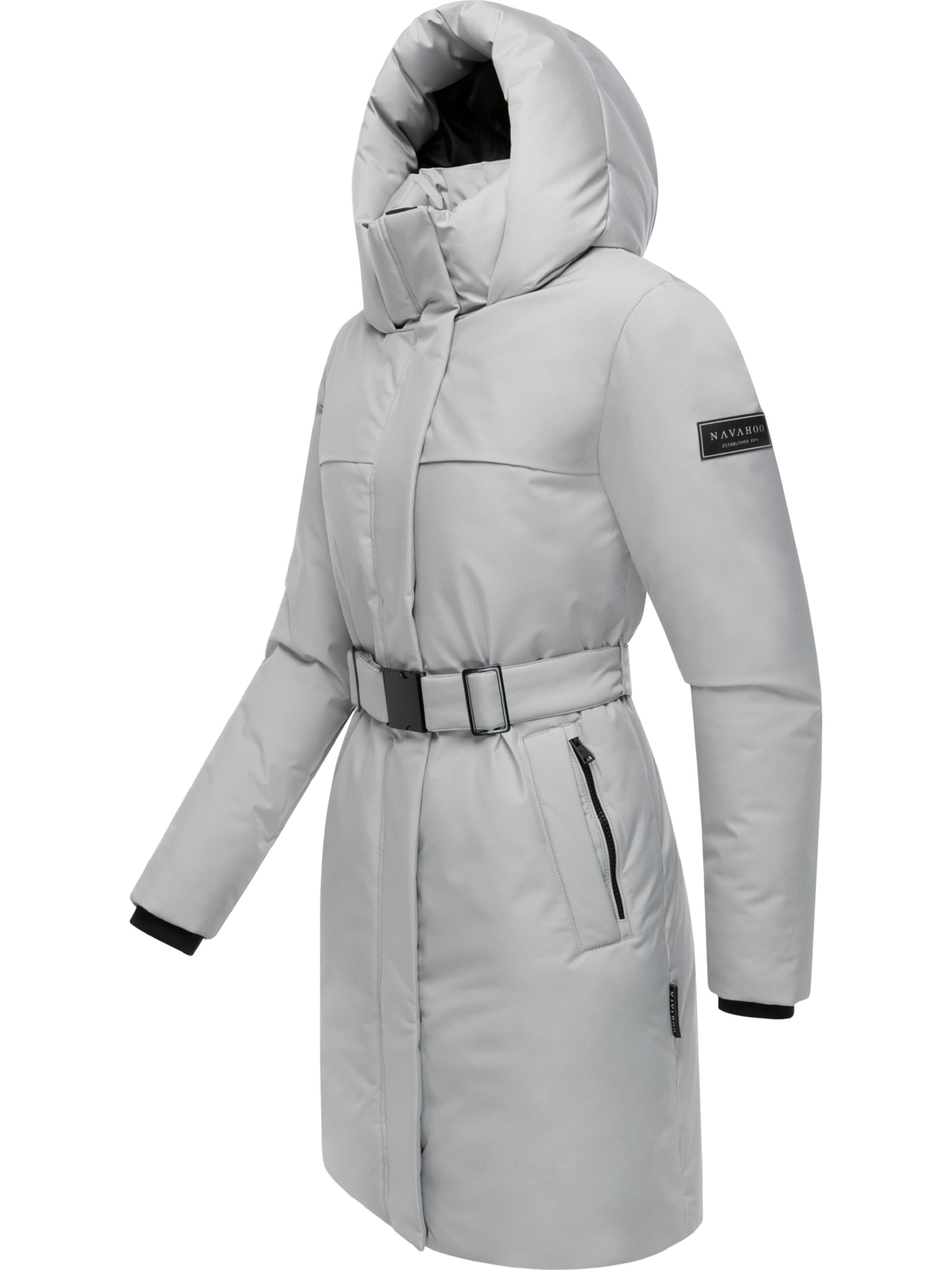 NAVAHOO Winter Coat 'Gipfelspass XIV' in Grey